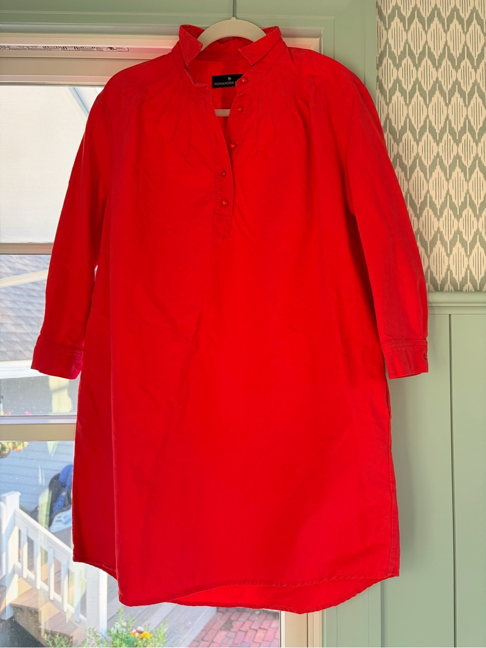 Tuckernuck Pomander Place Shift Dress Size Small Pink Red Tunic Dress - Picture 2 of 7